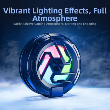 Tl23 telefonhűtő Type-C interfésszel, ABS+PC+alumínium ötvözet, hőmérséklet kijelző, tömege 58,9 g