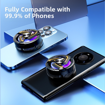 GT28 mobilný chladič pre telefón — Type-C rozhranie, ABS+kov, 70 g, chladenie, kompatibilný s iPhone a Android
