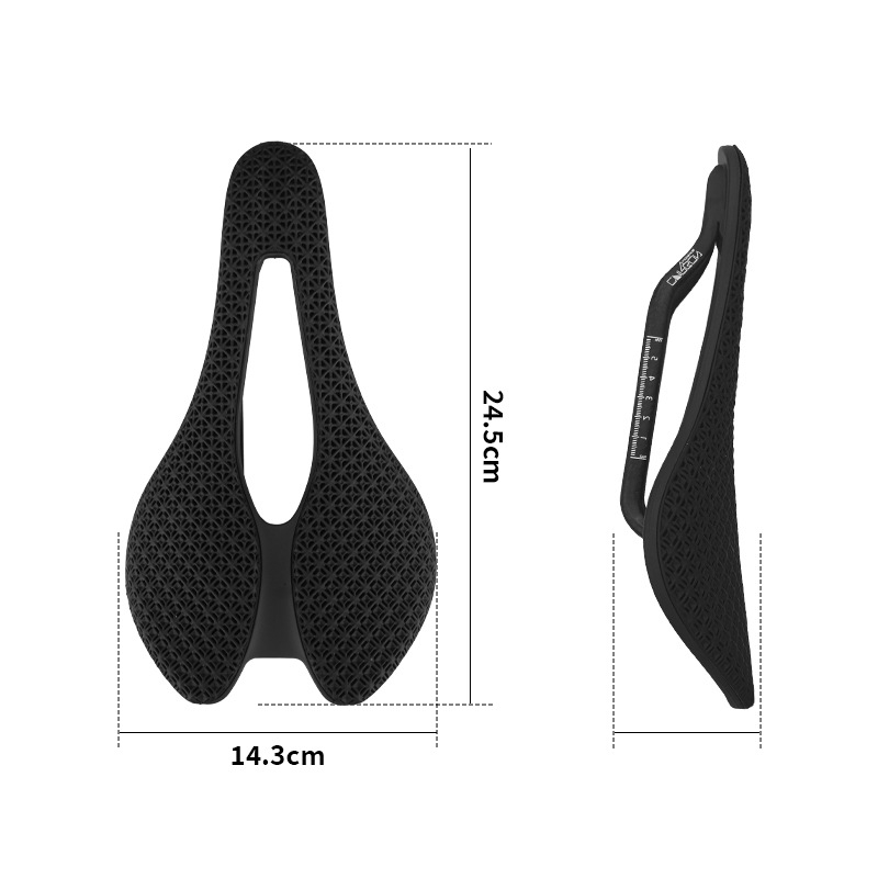 Sjedalo za bicikl - 3D ispisano karbonsko vlakno u aluminijskoj leguri, GITNU, za planinske bicikle