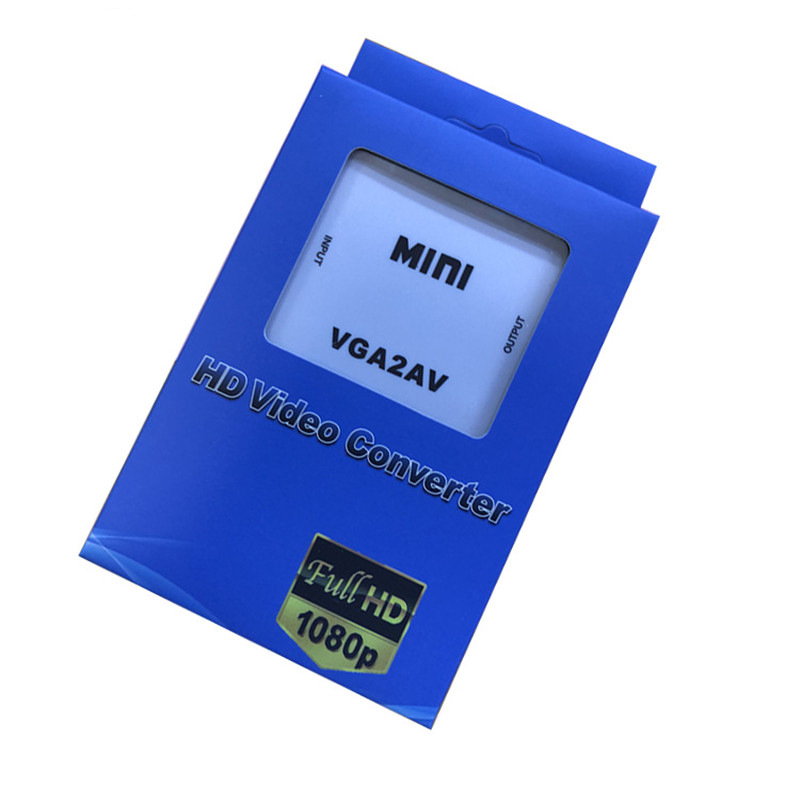 Mini VGA u AV pretvarač – 1080P, Windows 7 kompatibilan, napajanje USB-om