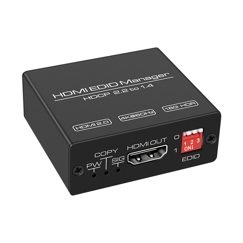 EDID upravitelj HDMI prekidač: podešavanje rezolucije 4K60Hz na 1080p, HDCP 2.2, EDID upravljanje, OEM obrada, za sastanke u uredu