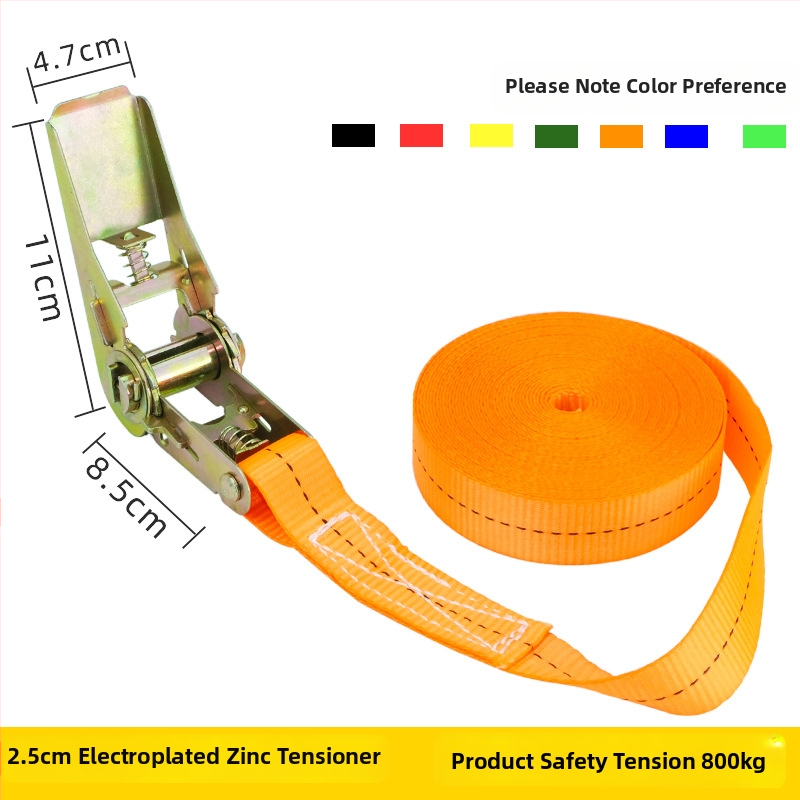 Kovový napínač pre polyesterový viazací popruh, model 251225, nosnosť 800 kg, čistá hmotnosť 175 g