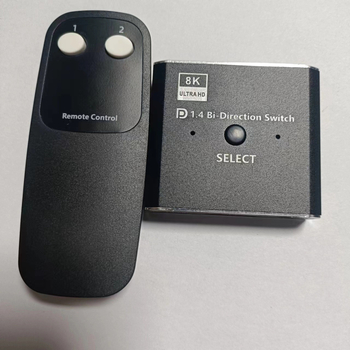 DisplayPort 1.4 dvostrani prekidač s IR daljinskim upravljačem (DP1.4, 8K, dvostrani, IR daljinsko upravljanje, 1080p)