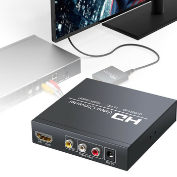 HDTV konverter CVBS/AV/HDTV u HDTV — 1080P, model AHH1002, video signal prekidač