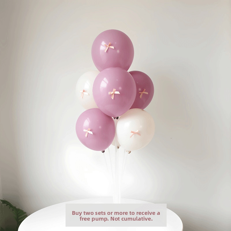 Set dekoracije za dječji rođendan: scena s mašnicom, Twilight Pink baloni, stolni držač balona i rekviziti za fotografije (Materijal: Plastika; Namijenjeno unutarnjim prostorima; Marka: Drugo; Uvoz: Ne; Prigode: sportski događaji)