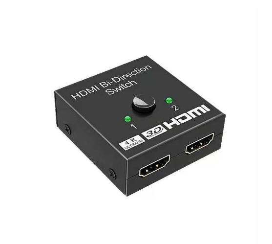 HDMI διακόπτης διπλής κατεύθυνσης, 2 είσοδοι/1 έξοδος, HDMI 2.0, ανάλυση 1080p, υποστήριξη απομακρυσμένης αφύπνισης