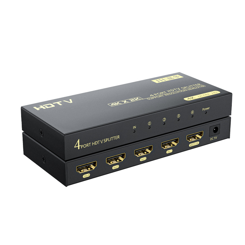 Jinghua splitter HDMI 1 intrare 4 ieșiri, model F131