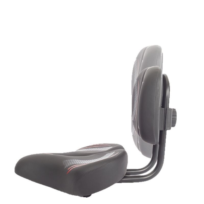 Sjedalo za bicikl s naslonom, konstrukcija od PU-a i karbonske čelika, model LX-602, za električne bicikle