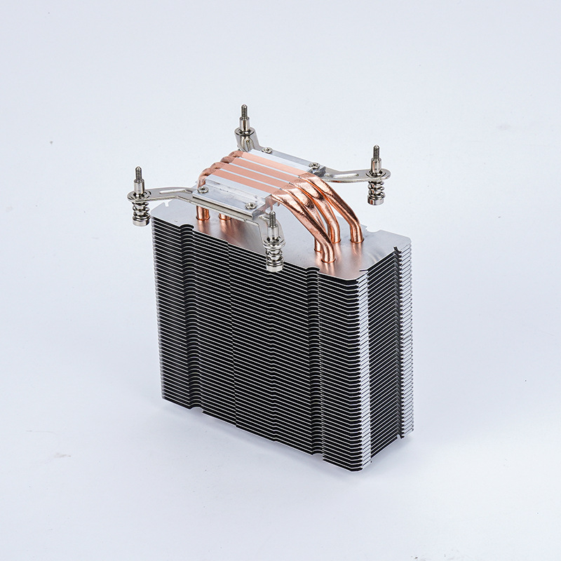CPU hladnjak s 4 toplovodnim cijevima od bakra i aluminija, model SS-1204-144B, kompatibilan s Intel LGA1700/1366 i AMD socketima