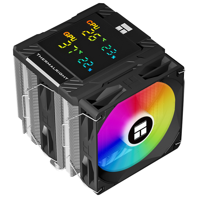 Thermalright Limin Peerless Assassin 120 Digital ARGB CPU hladnjak - 6 toplinskih cijevi, bakar-aluminijska konstrukcija, ARGB zaslon, 1850 RPM, ≤29,5 dBA
