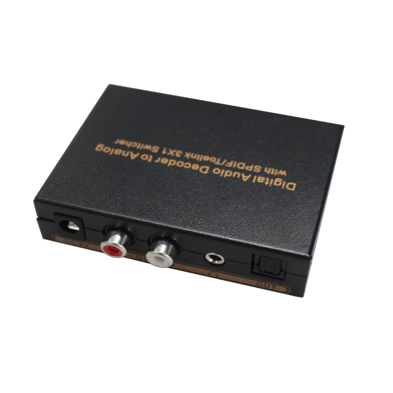 Optički SPDIF prekidač 3x1 s Dolby AC3/DTS audio dekoderom