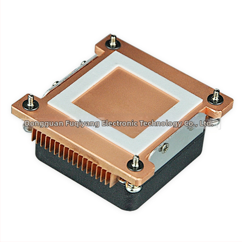 CooNong CPU chladič PGA478/BGA479 - meď Cu1100, vzduchové chladenie, dvojité guľové ložiská, model D2-01