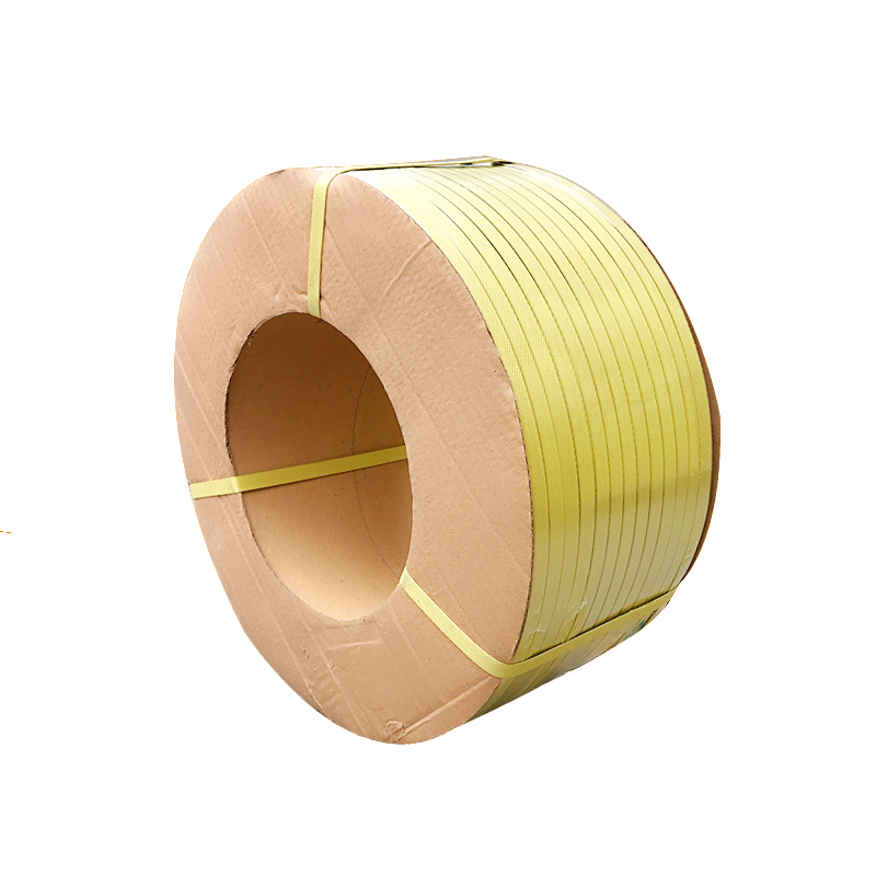 Nylon traka za pakiranje kartona, core-spun traka, role 5-10 kg, vučna sila 35 kg, čvrstoća na rastezanje 246,9 kg