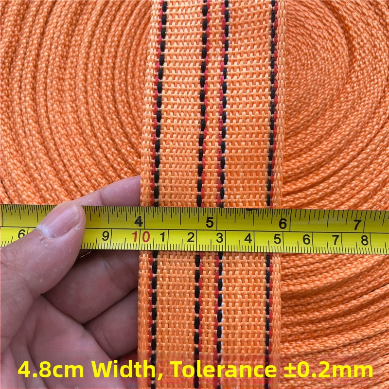 Lano na viazanie nákladu, plochý pás, nylonové lano; dĺžky 10,38 m / 15,38 m / 20,3 m; šírka 2 mm