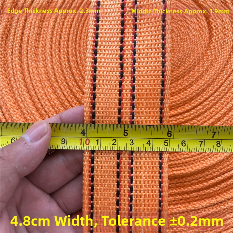 Lano na viazanie nákladu, plochý pás, nylonové lano; dĺžky 10,38 m / 15,38 m / 20,3 m; šírka 2 mm