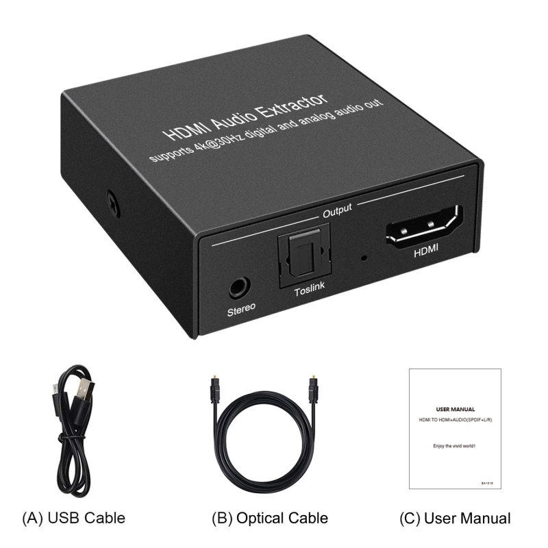 GAIA GV-SA101D HDMI audio splitter: HDMI + audio, 4Kx2K, prekidač/distributer