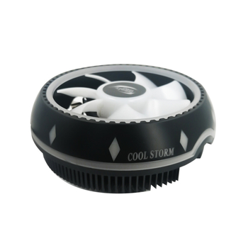 CPU chladič UFO z hliníka s hydraulickým ložiskom, 1500 RPM, tichý 20 dB, kompatibilný AM2-AM4, 775, 1150-1156