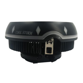 CPU chladič UFO z hliníka s hydraulickým ložiskom, 1500 RPM, tichý 20 dB, kompatibilný AM2-AM4, 775, 1150-1156