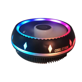 CPU chladič UFO z hliníka s hydraulickým ložiskom, 1500 RPM, tichý 20 dB, kompatibilný AM2-AM4, 775, 1150-1156