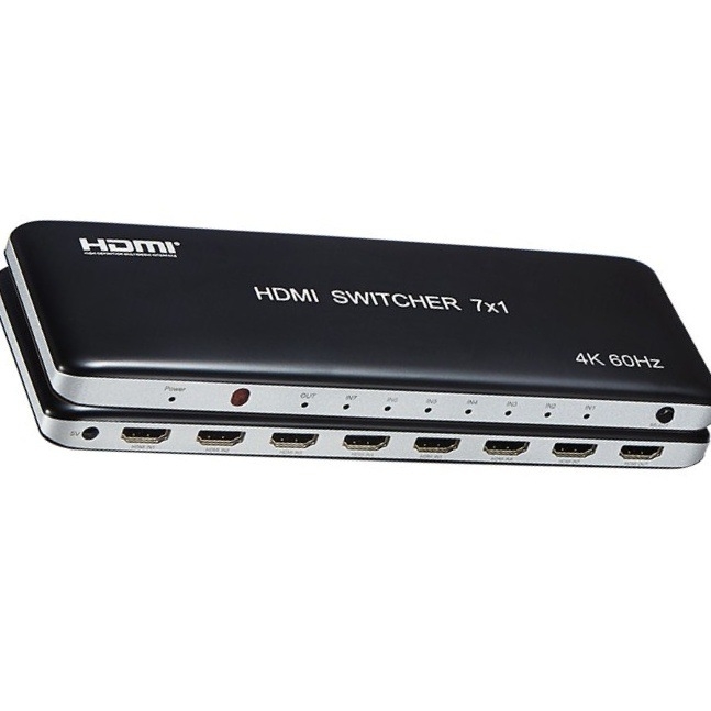 HDMI 7-σε-1 Διακόπτης, 7 είσοδοι 1 έξοδος, 4K60Hz, HDMI Βίντεο Διακόπτης