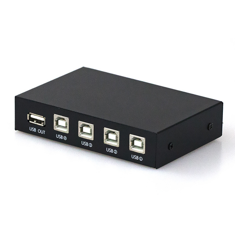 Jinghua USB prekidač za dijeljenje pisača, 4-u-1, ručna postavka, Windows 7 kompatibilan, 1600×1280 rezolucija, daljinsko buđenje, upravljanje napajanjem