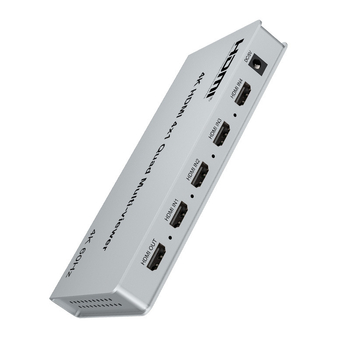 4-port HDMI prekidač/razdjelič, 4 ulaza-1 izlaz, 4K 3840×2160/1920×1080, kabel duljine 1 m, upravljanje napajanjem, daljinski upravljač