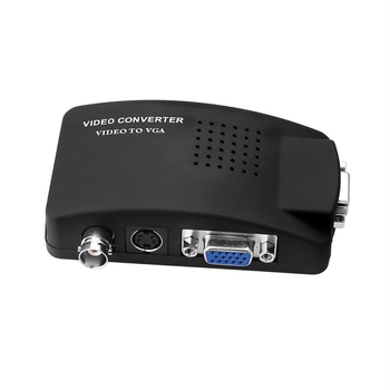 Convertor video BNC către VGA, rezoluție 1920x1080, compatibil Windows 7, gestionare alimentare
