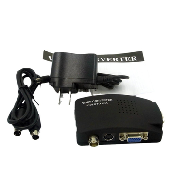 Convertor video BNC către VGA, rezoluție 1920x1080, compatibil Windows 7, gestionare alimentare