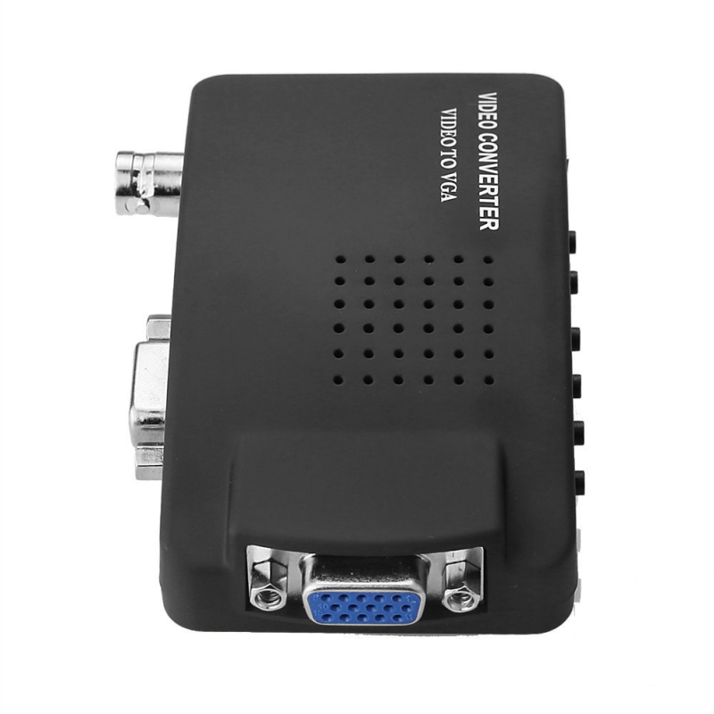 Convertor video BNC către VGA, rezoluție 1920x1080, compatibil Windows 7, gestionare alimentare