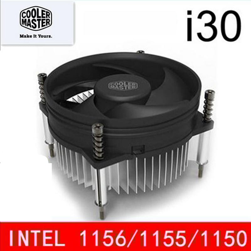 I30 CPU ψύκτρα για Intel υποδοχές 1155/1150/1151/H61/H110, αλουμίνιο, υδραυλικός άξονας, 2600 RPM, 28 dB, αερόψυξη