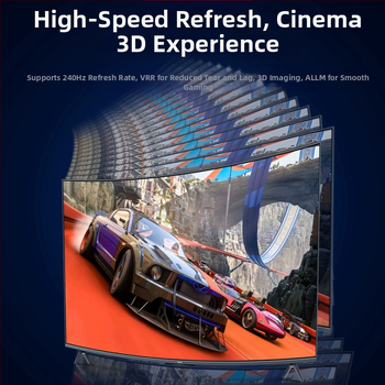 Καλώδιο HDMI 2.1 8K Mini HDMI προς HDMI, με χρυσές επαφές, μήκος 2 μ., για PS5 και οθόνη/βιντεοπροβολέα