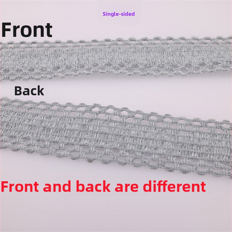 Traka s izrezbarenim rubom – poliester, za ručne radove i pakiranje; pogodna za odjeću, kućne tekstilije i industrijsku upotrebu