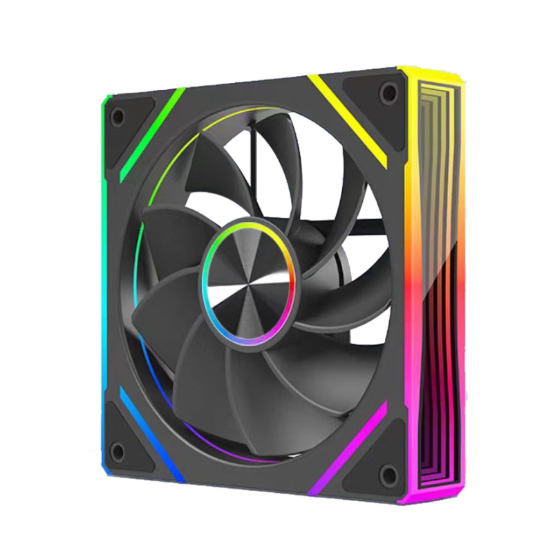 Prism 8Pro Max ventil za hlađenje kućišta s ARGB sinhronizacijom, hidraulički ležaj, 1000 obrtaja/min, buka 25 dB, ABS materijal