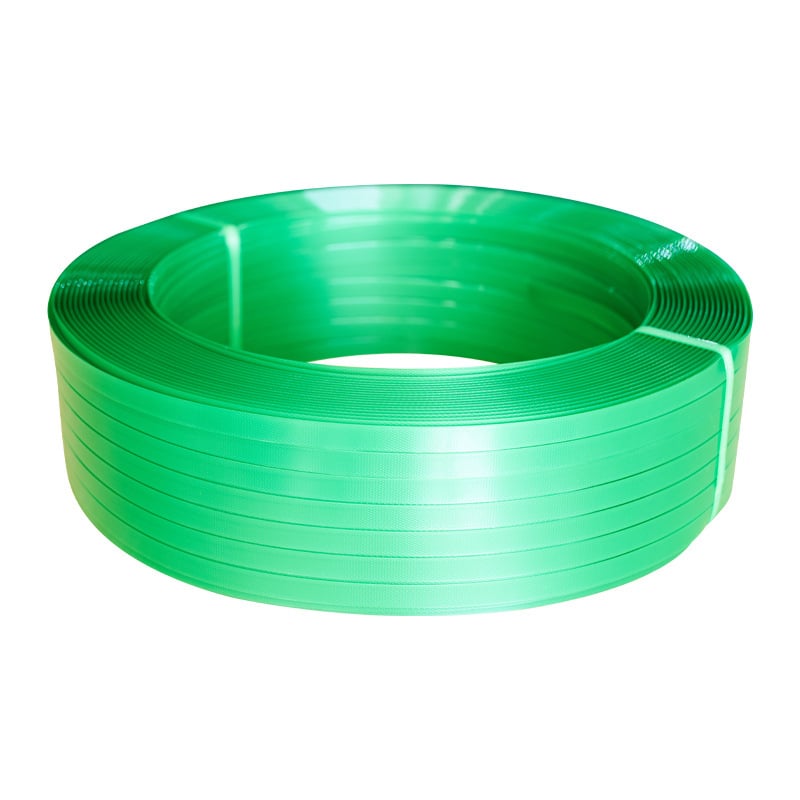 PET plastično-čelična traka za pakiranje HMDBZ1 — materijal PET, debljina 0,8 mm, naprezanje 4400 N, težina 20 kg