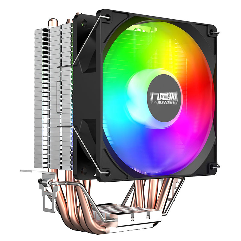 Hlađenje CPU s 4 bakrene cijevi, hidraulički ležaj, 1500 RPM, buka 27,5 dB, kompatibilno s Intel 1151/1700 i AMD višestruke platforme