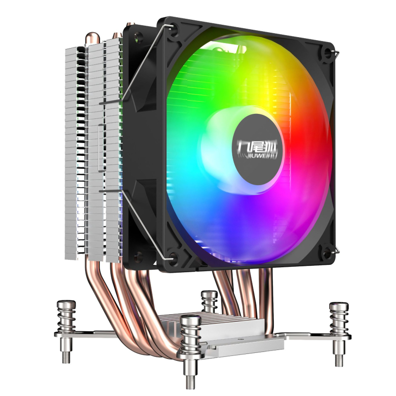 Hlađenje CPU s 4 bakrene cijevi, hidraulički ležaj, 1500 RPM, buka 27,5 dB, kompatibilno s Intel 1151/1700 i AMD višestruke platforme