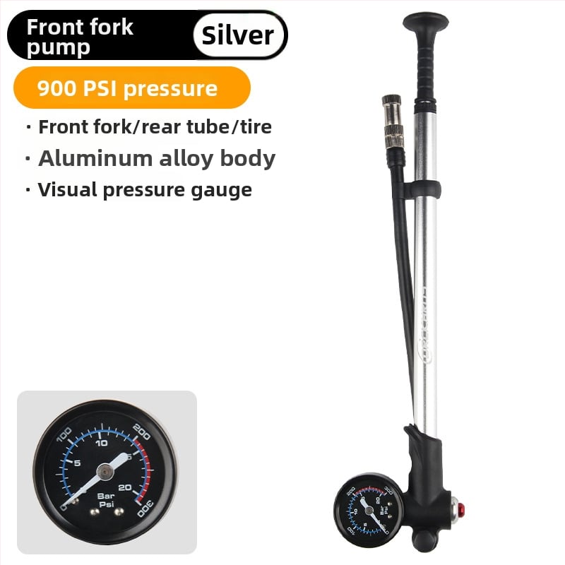 DRCKHROS kerékpáros mikro pumpa, magasnyomású mini inflátor, alumíniumötvözet, 300 psi, első villa tartozéka