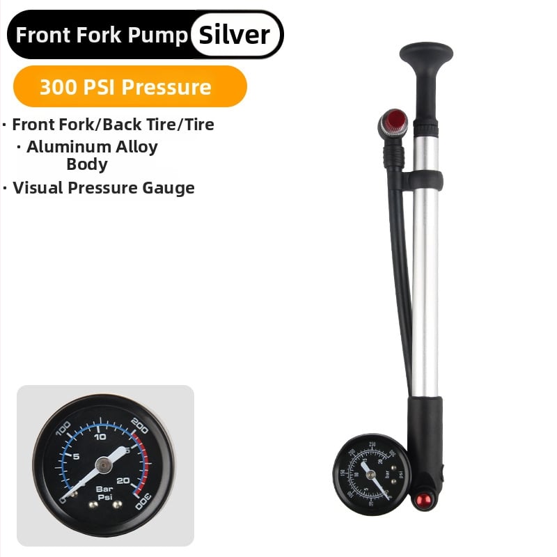 DRCKHROS kerékpáros mikro pumpa, magasnyomású mini inflátor, alumíniumötvözet, 300 psi, első villa tartozéka