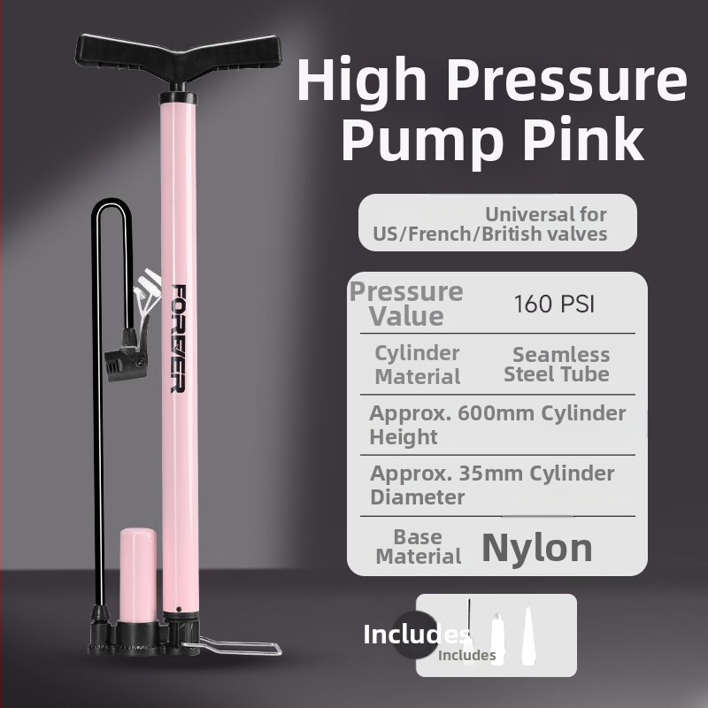 Ručná pumpa na nafukovanie pre bicykle a basketbal – domáce použitie, univerzálna kompatibilita