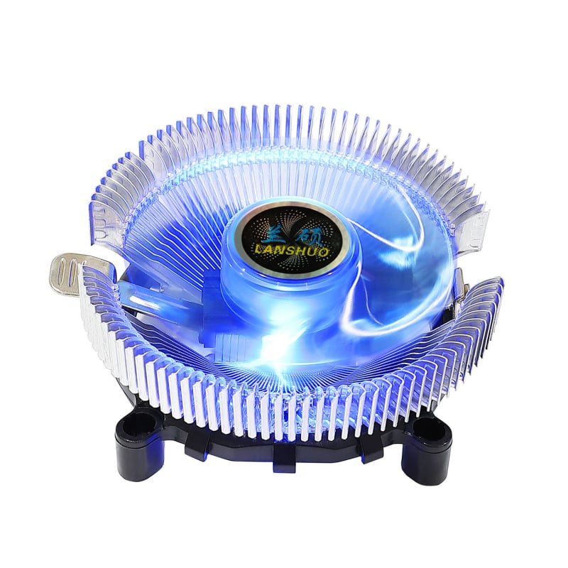 CPU ventilator Lanshuo Blue ice (Kompatibilnost sa socketom 478; Kuglični ležaj; Aluminijska legura; Brzina okretaja: 2500 RPM)