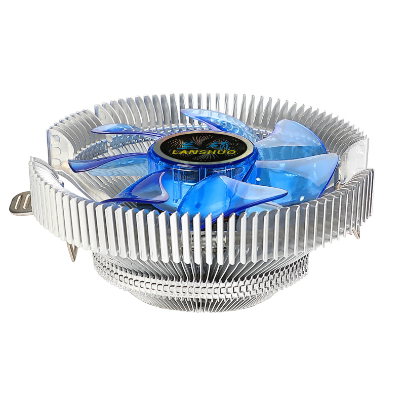 CPU ventilator Lanshuo Blue ice (Kompatibilnost sa socketom 478; Kuglični ležaj; Aluminijska legura; Brzina okretaja: 2500 RPM)