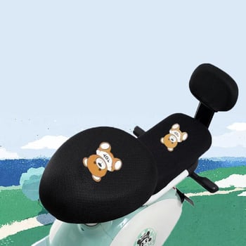 Κάλυμμα καθίσματος ηλεκτρικού ποδηλάτου με καρτούν εκτύπωση, υλικό ινών, εκτύπωση λογότυπου, χωρίς γέμισμα, δυνατότητα προσαρμογής, για το καλοκαίρι