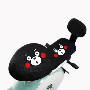 Κάλυμμα καθίσματος ηλεκτρικού ποδηλάτου με καρτούν εκτύπωση, υλικό ινών, εκτύπωση λογότυπου, χωρίς γέμισμα, δυνατότητα προσαρμογής, για το καλοκαίρι