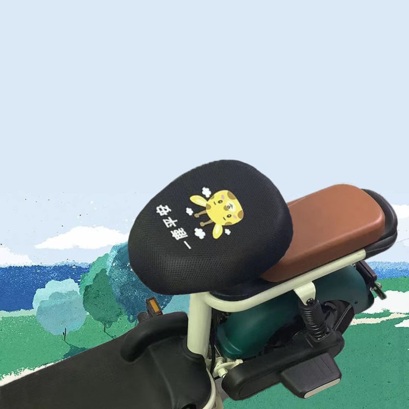 Κάλυμμα καθίσματος ηλεκτρικού ποδηλάτου με καρτούν εκτύπωση, υλικό ινών, εκτύπωση λογότυπου, χωρίς γέμισμα, δυνατότητα προσαρμογής, για το καλοκαίρι