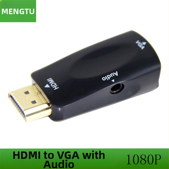 HDMI na VGA adaptér so zvukom, 1080P podpora, pre TV, set-top box a projektor