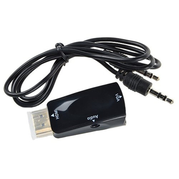 HDMI na VGA adaptér so zvukom, 1080P podpora, pre TV, set-top box a projektor