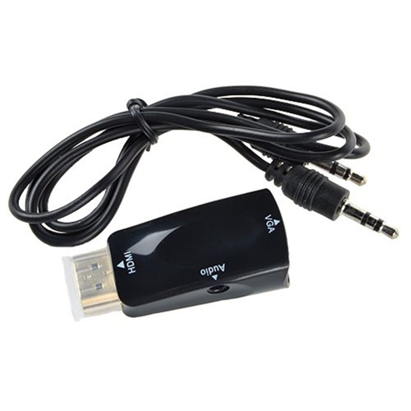 HDMI na VGA adaptér so zvukom, 1080P podpora, pre TV, set-top box a projektor