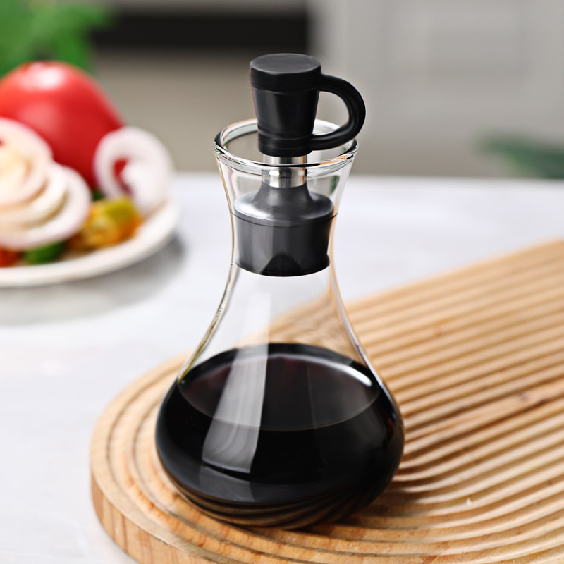 Xiangyun ruiqi Staklena posuda za ulje od borosilikatnog stakla - bez olova, protiv curenja, moderni dizajn