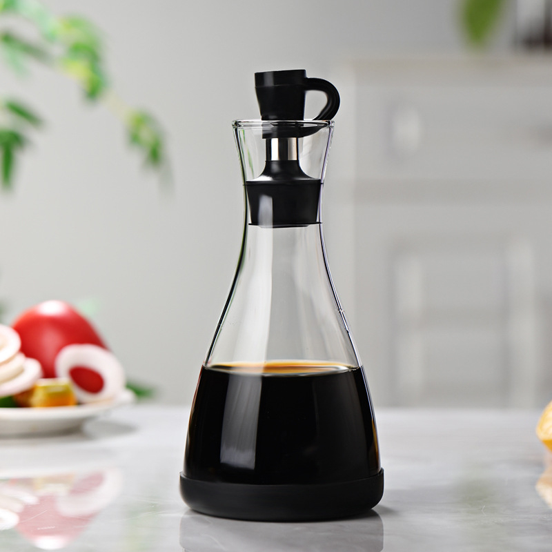 Xiangyun ruiqi Staklena posuda za ulje od borosilikatnog stakla - bez olova, protiv curenja, moderni dizajn