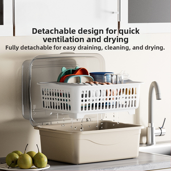 Kutija za pohranu dječjih potrepština s poklopcem, dvostruki sloj za mliječni prah, marka Xiong zhecha, pohrana čistila, kuhinjska organizacija